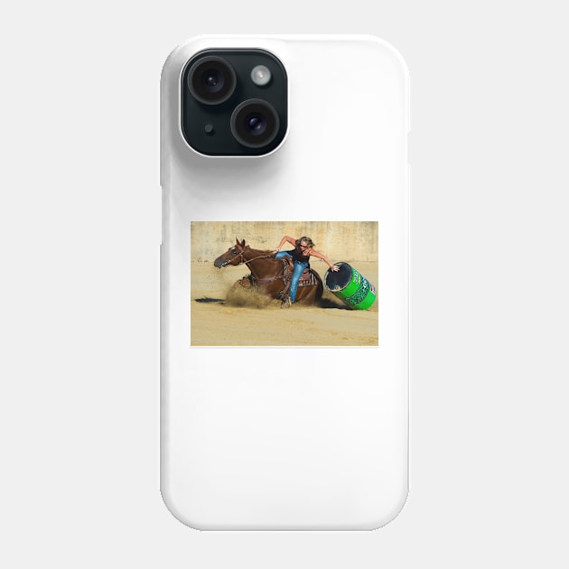 Barrel Racer Phone Case by joesaladino