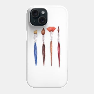 set brushes_color pencil Phone Case