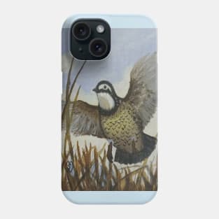 Bobwhite Quail Flushed Phone Case