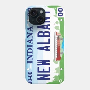 New Albany Indiana License Plate Phone Case