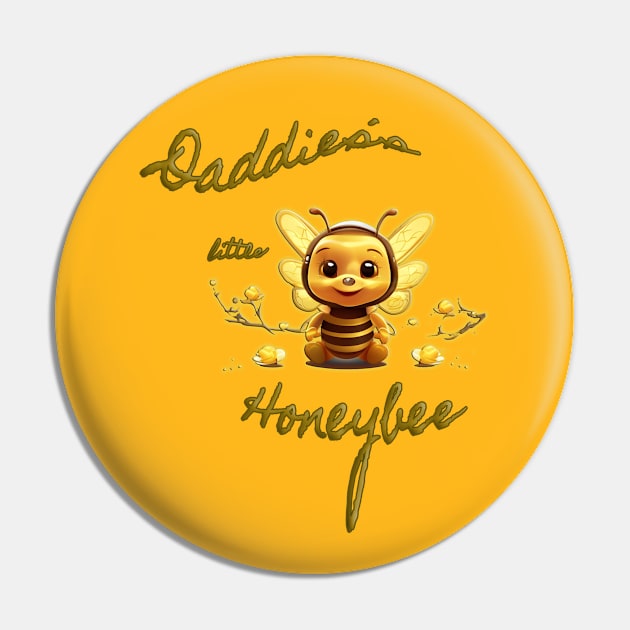 Daddies´s little honeybee Pin by Cavaleyn Designs