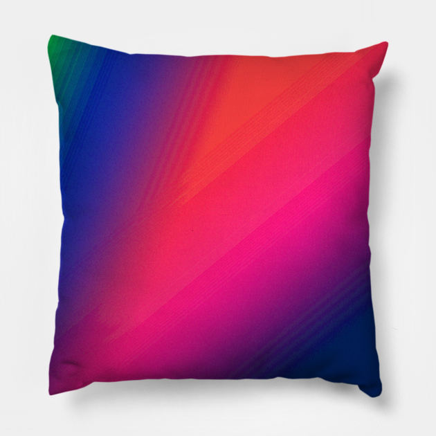 colorful abstract texture background pattern Pillow by Artistic_st