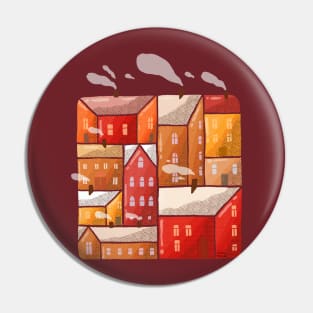 Color Block City Pin