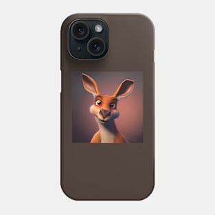 Funny Australian Kangaroo Art Phone Case