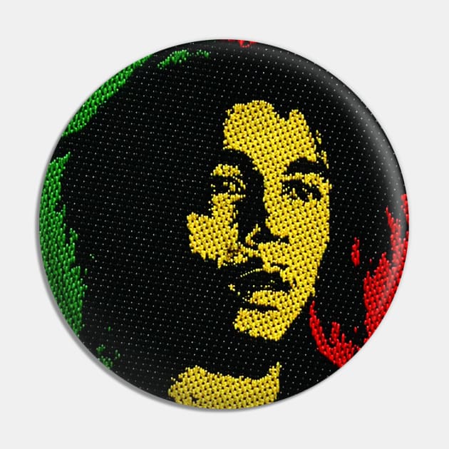 One Love Rastaman Patch Pin by LionTuff79