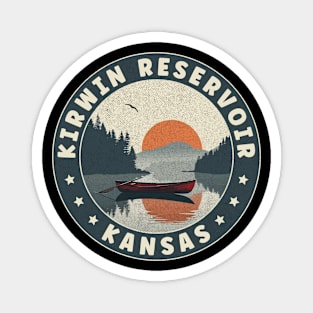 Kirwin Reservoir Kansas Sunset Magnet