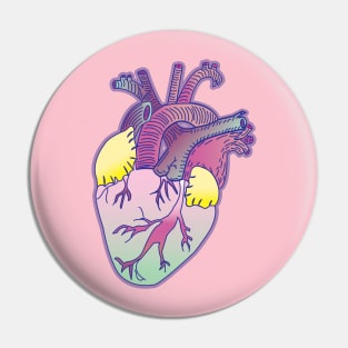 Pastel Heart Pin