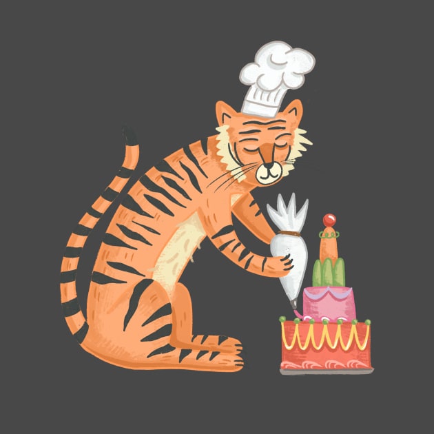 Tiger Baking by Das Brooklyn