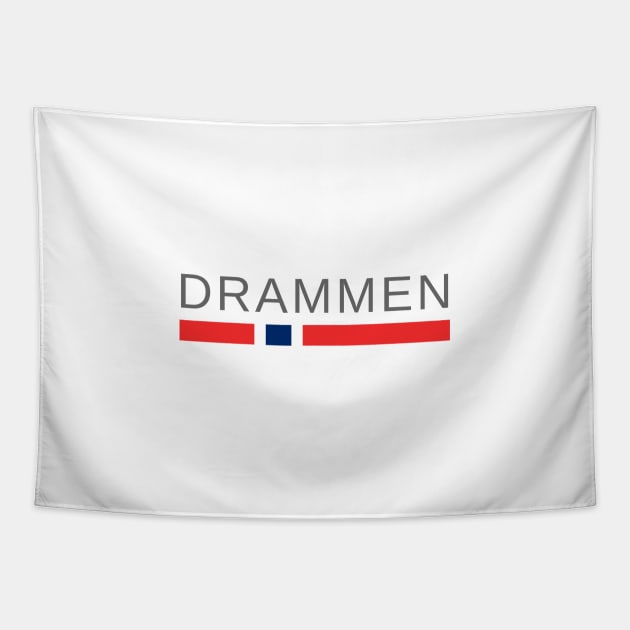 Drammen Norway Tapestry by tshirtsnorway