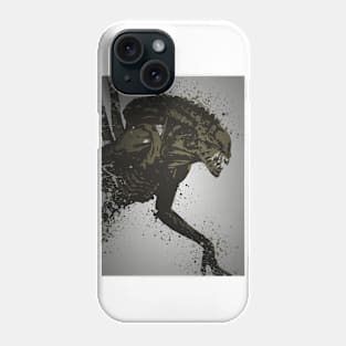 splatter alien Phone Case