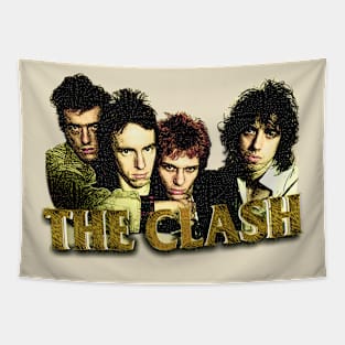 The Clash - Engraving Style Tapestry