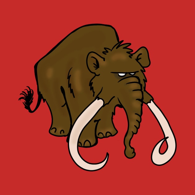 Grumpy Gus, the Mammoth by Malle Folle