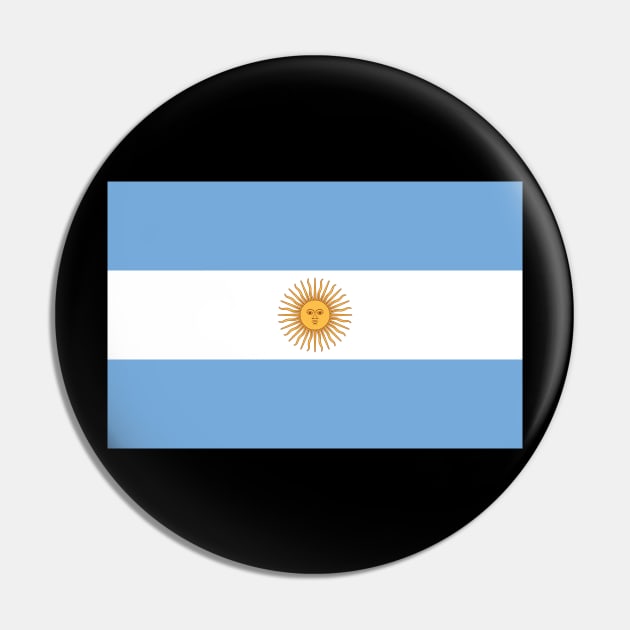 Argentina front Pin by MarkoShirt