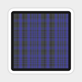 Grunge Aesthetic Sorcha 2 Hand Drawn Textured Plaid Pattern Magnet