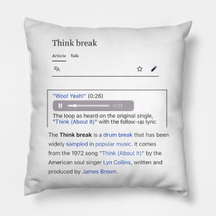 Think Break Pillow