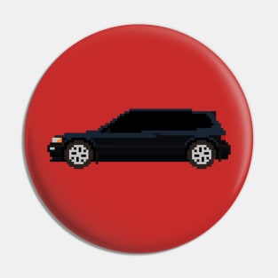 Honda Civic EF Pixelart Pin