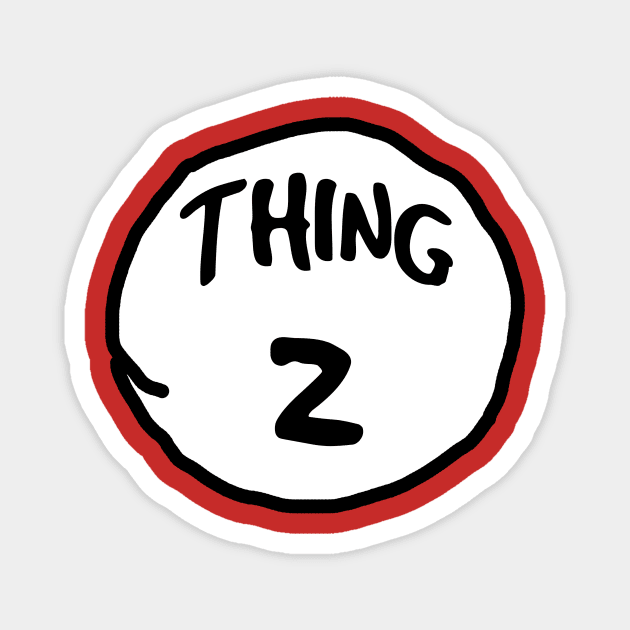 Thing 2 Family Magnet by ashbashxb6