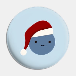 Cute Christmas Blueberry Pin