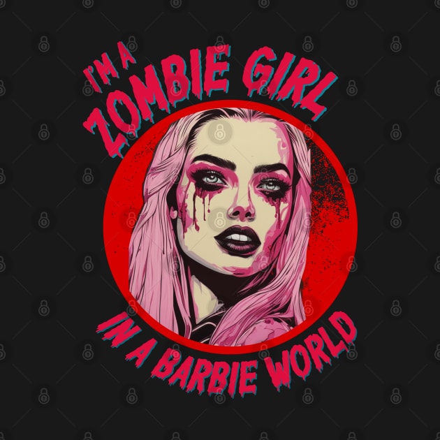 I'm a Zombie Girl in a Barbie World by Teessential