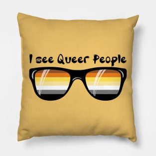 Bear Pride Sunglasses - Queer People Pillow