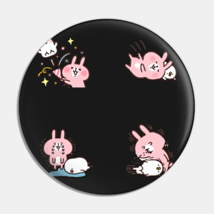 usagipyon sticker sheet Pin