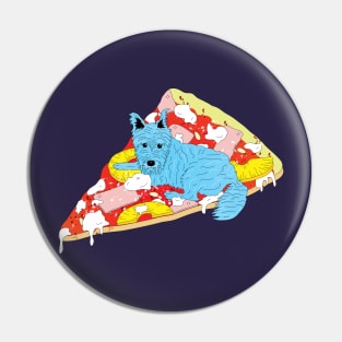 Pizza Dog Pin