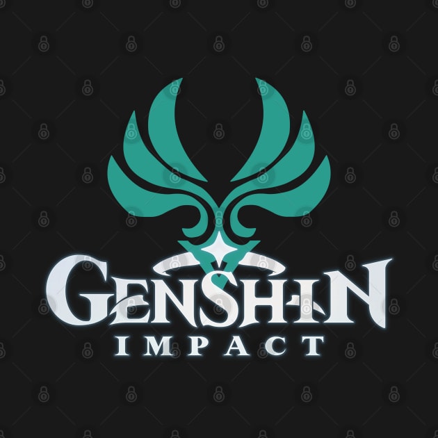 Anemo big emblem genshin impact by HoloSayer