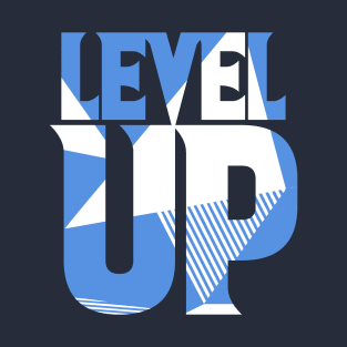 Level Up Polar blue Sneaker T-Shirt