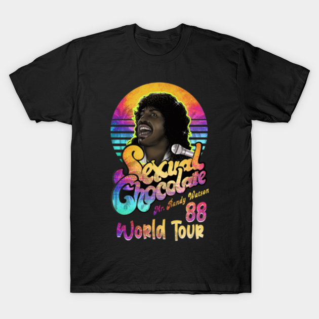 Randy Watson Sexual Chocolate Retro - Coming To America Movie - T-Shirt