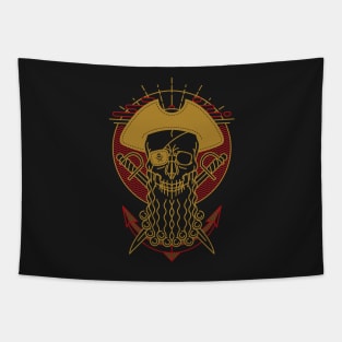 Skull Pirate Tapestry