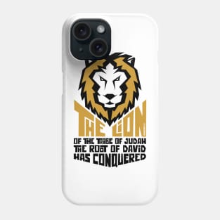 The lion of the tribe of Judah Phone Case