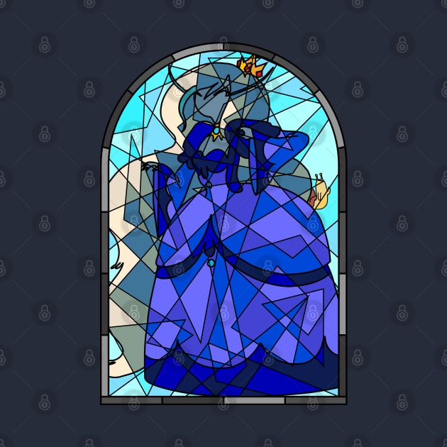 Stained Glass Ice Queen by gkillerb