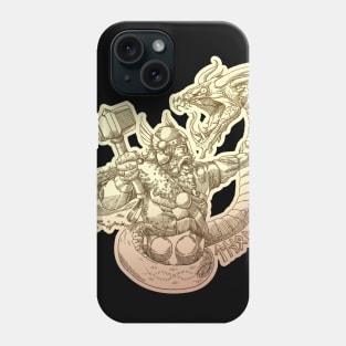 Thor and Jörmungandr Phone Case