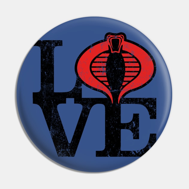 LOVE COBRA Pin by Skullpy