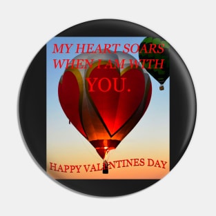 Soaring heart Valentine Pin