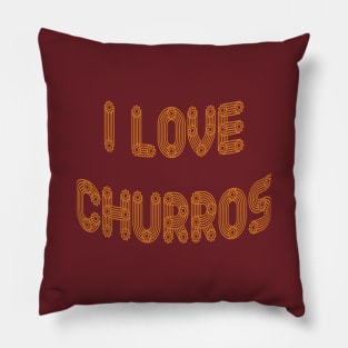 I Love Churros Pillow