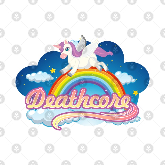 Deathcore Rainbow Unicorn by argobel13