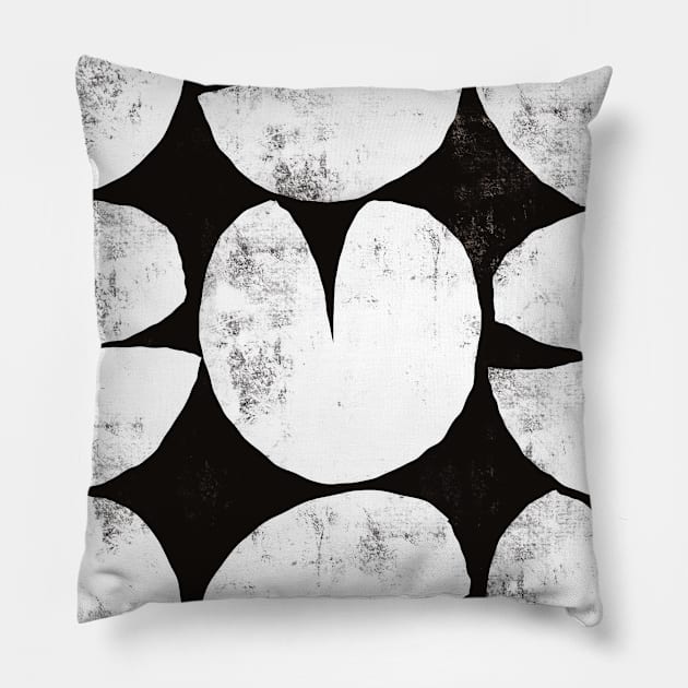 Abstract Lily Pads Pillow by HephysDen