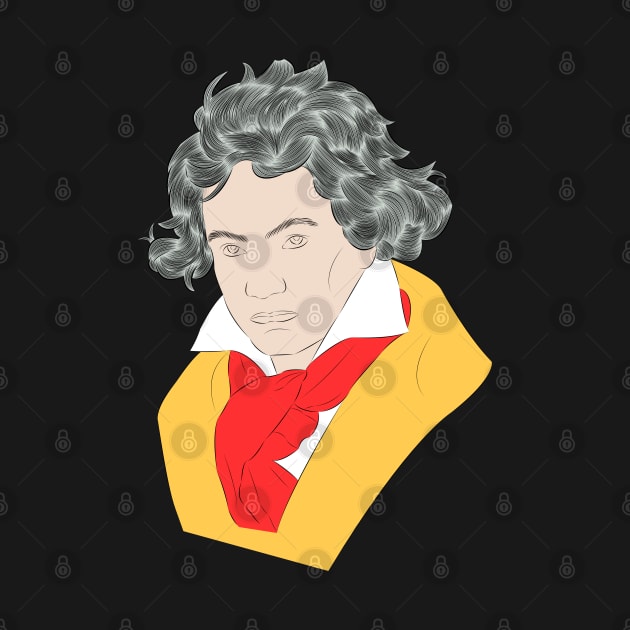 Ludwig Van Beethoven - portrait by LiLian-Kaff