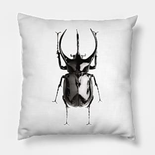 Black beetle Pillow
