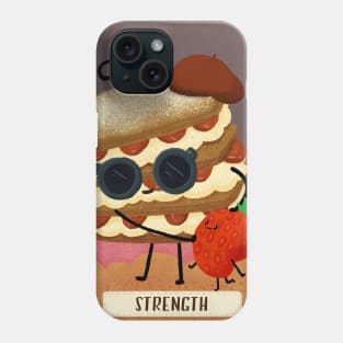 Dessert Tarot card-Strength Phone Case