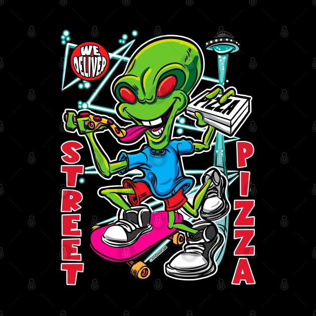 Street Pizza by eShirtLabs