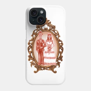 Bride and Groom Day of the Dead Phone Case