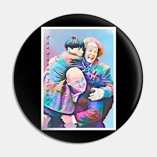 The Three Stooges Poster Art Pin