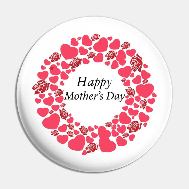 Happy Mother Day Love Flower Funny Pin by A_ni_ka_wa