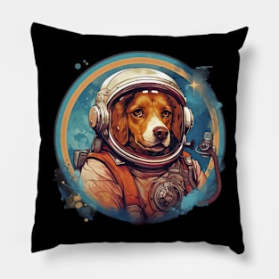 cosmo the space dog Pillow