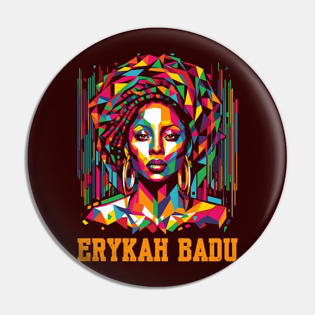 Erykah WPAP Pin by BAJAJU