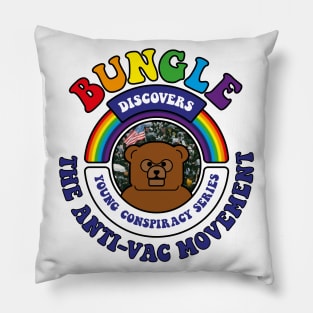 Bungle discovers… The Anti-Vac Movement Pillow