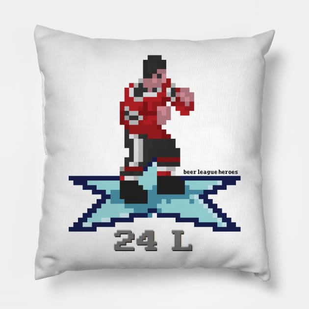 16-Bit Legend: Bob Probert Pillow by Beerleagueheroes.com Merch Store