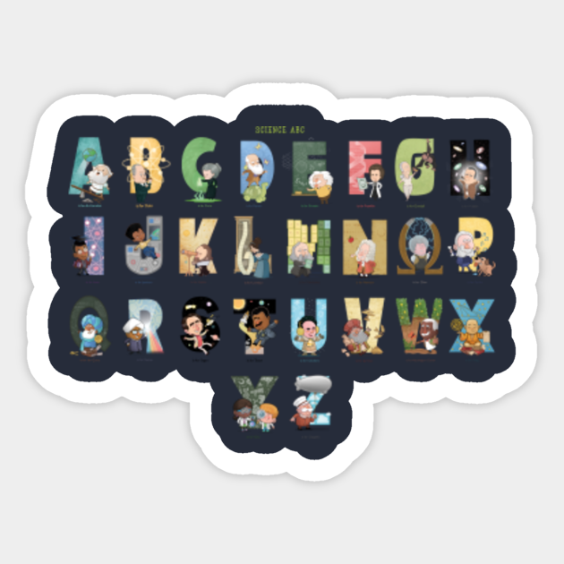 Science ABC Sticker - Science - Sticker